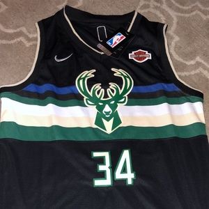 #34 Giannis Antetokounmpo Bucks Basketball Jersey